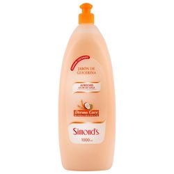 Jabón Líquido Simond's Dermo Care Afrecho & Leche de Coco 1 L