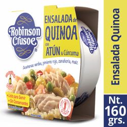 Ensalada de Atún Robinson Crusoe con Quinoa y Cúrcuma 160 g neto