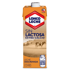 Pack 12 un. Leche Loncoleche Sin Lactosa Extra Calcio 1 L