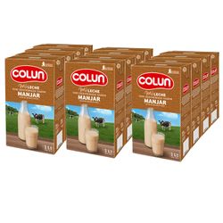 Pack 12 un. Leche Colun Manjar 1 L