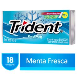 Chicles Trident Sin Azúcar Menta 30.6 g