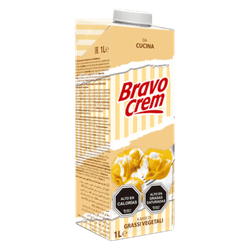 Crema Vegetal Bravo Sin Azúcar para Cocinar 1 L
