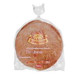 Pan Libanés Spagnolia Integral Chico 250 g 6 un.