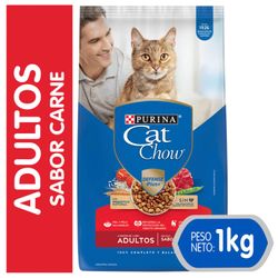 Alimento Gato Adulto Cat Chow Carne 1 kg