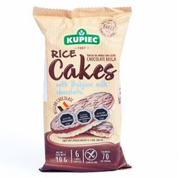 Galletas de Arroz Kupiec con Chocolate de Leche 90 g