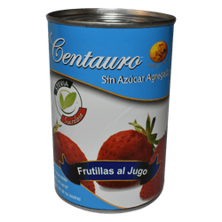 Frutillas Al Jugo Centauro Sin Azúcar 150 g drenado