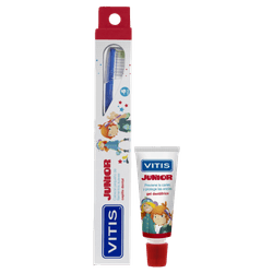 Cepillo de Dientes Vitis® Kids + Gel 8 ml