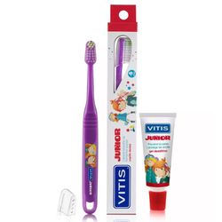 Cepillo de Dientes Vitis® Junior + Gel 15 ml
