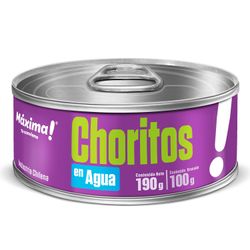Choritos Al Natural Máxima 100 g drenado