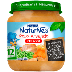 Picado Naturnes Pollo Arvejado 250 g