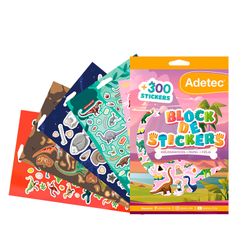 Block de Figuras con Adhesivos Estrellitas