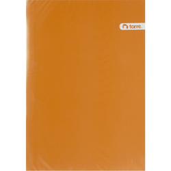 Carpeta plastificada naranja