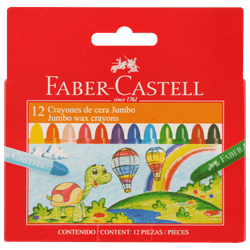 Lápices de Cera Faber-Castell 12 Colores