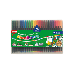 Set Lápiz Fineliner 24 Colores