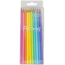 Lápices de Colores Pastel 12 un.
