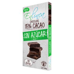 Chocolate Amargo en Linea Sin Azúcar Añadida 85% Cacao 50 g