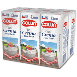 Pack 6 un. Crema Colun Pote 200 ml