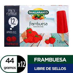Barra de Fruta Guallarauco Frambuesa 44 g 12 un.