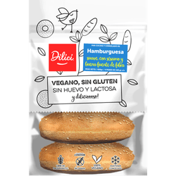 Pan de Hamburguesa Dilici Sésamo 400 g