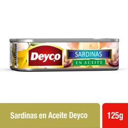 Sardinas en Aceite Deyco 75 g drenado