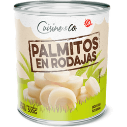 Palmitos en Rodajas 500 g drenado