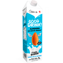 Bebida Vegetal Almendras Sabor Natural Sin Azúcar 1 L