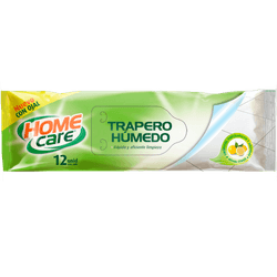 Trapero Húmedo Home Care Cera/Balde Cítrico 12 un.