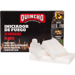 Iniciador de Fuego Quincho Blanco 32 un.