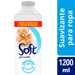 Suavizante Ropa Soft Piel Sensible Recarga 1.2 L