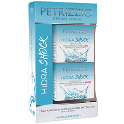 Crema Petrizzio Hidra Shock Día + Crema Hidra Shock Noche 50 g