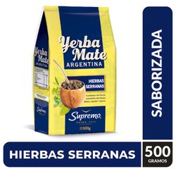 Yerba Mate Argentina Supremo Serrana 500 g