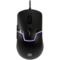 Mouse HP alámbrico gamer negro M100
