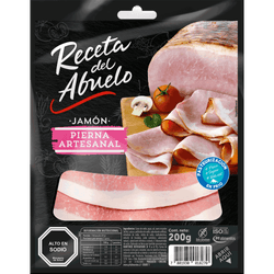 Jamón Pierna Artesanal Receta del Abuelo 200 g - Jumbo - $2.590