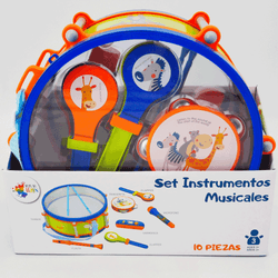 Tambor Musical con Instrumentos