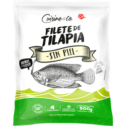 Tilapia Sin Piel Congelada 500 g