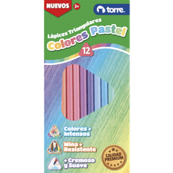 Pack 12 Lápices de Colores Pasteles
