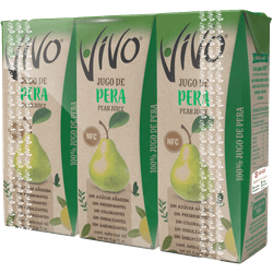 Pack 3 un. Jugo 100% Fruta Pera 190 ml