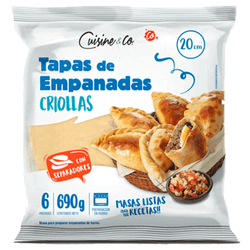 Tapas Empanadas Cuisine & Co Criollas de 20 cm 690 g