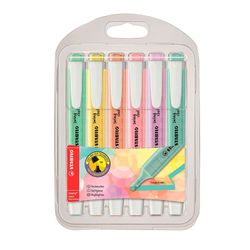 Pack Destacador Stabilo Swing Cool Blíster 6 un.