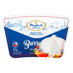 Queso Burrata Margherita Envasado Pote 160 g