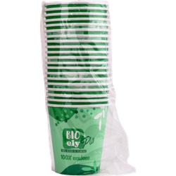Vasos Café Pla Bioely 10 Oz 10 un.