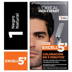Coloración Hombre Men Expert Excell 5 Tono 1 Negro 70 ml