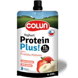 Yogurt Colun Protein Plus Frutilla-Plátano 150 g