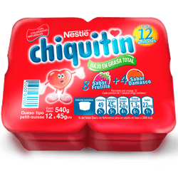Pack 12 un. Petit Suisse Chiquitín Frutilla 45 g