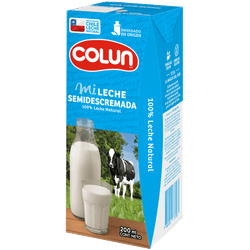 Leche Colun Semidescremada 200 ml