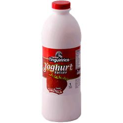 Yogurt Batido Tinguiririca Frutilla 1 L