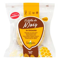 Mini Tortilla de Maíz Saniito Sin Gluten 24 un.