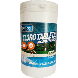 Cloro para Piscinas Aguacol Tabletas 1 kg