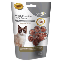 Snack Gato Kiboo Pets Premium Rebanadas de Pato 65 g