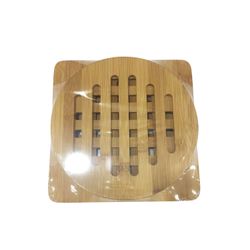 Set 2 Posa Ollas Bambú